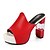 cheap Women&#039;s Clogs-Women&#039;s Clogs &amp; Mules Slippers &amp; Flip-Flops Pumps Open Toe Daily PU White Black Red