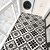 cheap Decorative Wall Stickers-PVC antiskid twill Print Black French stone floor paste bathroom bedroom living room DIY floor paste 4Pcs 30*30cm