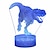 cheap Décor &amp; Night Lights-Dinosaur Toys 3D LED Night Light 16 Colors Changing for Kids with Timer Remote Control Smart Touch Birthday Gifts for Boys Gifts