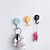 cheap Bathroom Organizer-Multicolor Robe Hooks Wall Mounted Coat Hooks Self-adhesive Plastic 10pcs One Set