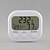 cheap Testers &amp; Detectors-New Digital Thermometer Humidity Meter HYGRO Hygrometer Air Clock TA638 White