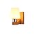 tanie Kinkiety wewnętrzne-nowoczesne lampy ścienne w stylu country&amp;amp;amp; kinkiety salon jadalnia drewno bambus kinkiet 110-120v 220-240v 12 w