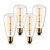 billige Glødelamper-6stk 4stk Vintage Edison pære E27 ST64 40W lysekrone vedhæng lys 220V lampe glødelampe reb lampeholder E27