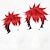 Недорогие Парики к костюмам-косплей костюм парик косплей парик тайчи нанао кудрявый косплей с челкой парик короткие красные синтетические волосы 12 дюймов мужское аниме косплей цветной градиент смешанный цвет