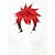 Недорогие Парики к костюмам-косплей костюм парик косплей парик тайчи нанао кудрявый косплей с челкой парик короткие красные синтетические волосы 12 дюймов мужское аниме косплей цветной градиент смешанный цвет