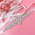 זול סרטי כתף למסיבות-Satin / Tulle Wedding / Party / Evening Sash With Belt / Appliques / Crystals / Rhinestones Women&#039;s Sashes