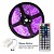 abordables Bandes Lumineuses LED-5m 16.4ft halloween violet orange led strip light rgb couleur changeante 300 leds 5050 smd étanche ip65 pour patio party décor avec télécommande dc12v