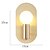 cheap LED Wall Lights-LED / Modern / Contemporary Wall Lamps &amp; Sconces Shops / Cafes / Office Metal Wall Light 110-120V / 220-240V 10 W