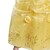 cheap Movie &amp; TV Theme Costumes-Princess Belle Dress Flower Girl Dress Girls&#039; Movie Cosplay A-Line Slip Vacation Dress Yellow Dress Children&#039;s Day Masquerade Polyester / Cotton