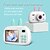 cheap Digital Camera-A3 Mini Children Camera 1080P HD SLR Dual Lens Mini Cartoon Camera with 2.4 Inches IPS Screen for Kids