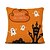cheap Throw Pillows &amp; Covers-Halloween Party Halloween Decor Horror Ghost Set of 6 Halloween Night Linen Square Decorative Throw Pillow Cases Sofa Cushion Covers