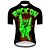 cheap Women&#039;s Cycling Clothing-21Grams Men&#039;s Cycling Jersey Short Sleeve Bike Jersey Top with 3 Rear Pockets Mountain Bike MTB Road Bike Cycling Breathable Ultraviolet Resistant Quick Dry Green Black Patchwork Gradient Polyester