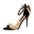 cheap Women&#039;s Sandals-Women&#039;s Sandals 2021 Stiletto Heel Open Toe Sweet Party &amp; Evening Silk Bowknot Buckle Color Block Black Purple Red