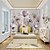 cheap Wall Murals-Mural Wallpaper Wall Sticker Covering Print Peel and Stick Removable Floral Flower Canvas Home Décor