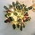 cheap LED String Lights-2M 20Leds Red Berry Christmas Garland Hand-made String Lights LED Copper Fairy Lights Ivy Leaf String Lights For Xmas Holiday Tree Home Decoration Lighting AA Battery Power (come without battery)