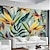 olcso Virág- és növények háttérkép-falfestmény fali matrica borító nyomtatás ragasztó szükséges trópusi pálmalevél vászon lakberendezés