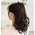 cheap Synthetic Trendy Wigs-Synthetic Wig Curly Middle Part Wig Long Light Brown Dark Brown Black Synthetic Hair 14 inch Women&#039;s Party Women Waterfall Black Brown