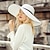 voordelige Feesthoeden-Polyester Hoeden met Vlechtband 1PC Bruiloft  Melbourne Cup Hoofdtooi dress to impress Hoeden Race Dag Jurk