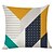 cheap Throw Pillows &amp; Covers-6 pcs Linen Pillow Cover, Geometric Geometic Casual Modern Square Traditional Classic