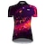 cheap Women&#039;s Jerseys-21Grams Women&#039;s Cycling Jersey Short Sleeve Bike Jersey Top with 3 Rear Pockets Mountain Bike MTB Road Bike Cycling Cycling Breathable Ultraviolet Resistant Quick Dry Violet Yellow Blue Polka Dot