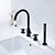 お買い得  浴槽用水栓金具-浴槽の蛇口-現代的な塗装仕上げローマ浴槽セラミックバルブバスシャワーミキサータップ