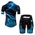 cheap Cycling Jersey &amp; Shorts / Pants Sets-21Grams® Men&#039;s Cycling Jersey with Shorts Short Sleeve Mountain Bike MTB Road Bike Cycling Graphic Lightning Gradient Clothing Suit Green Red Black Blue 3D Pad Cycling Breathable Sports Clothing