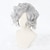 cheap Costume Wigs-Cosplay  Wig Cosplay Wig Edmond Dantes Gankutsuou Fate / Stay Night Curly Cosplay Asymmetrical Wig Short Grey Synthetic Hair 14 inch Men‘s Anime Cosplay Gray