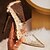cheap Women&#039;s Heels-Women&#039;s Heels Daily Summer Stiletto Heel Pointed Toe PU Loafer Gold