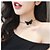 cheap Necklaces-Women&#039;s Choker Necklace Necklace Butterfly Dainty Simple Fashion Trendy Chrome White Black 38 cm Necklace Jewelry For Street Masquerade Beach Festival