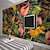 levne Květinová a rostlinná tapeta-nástěnná samolepka na zeď samolepka pokrývající tisk tropická palma květ list plátno domácí dekorace slupka a hůl odnímatelná