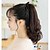 cheap Synthetic Trendy Wigs-Synthetic Wig Curly Middle Part Wig Long Light Brown Dark Brown Black Synthetic Hair 14 inch Women&#039;s Party Women Waterfall Black Brown