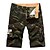 cheap Trousers &amp; Shorts-Men&#039;s Cargo Shorts Hiking Shorts Military Camo Summer Outdoor Standard Fit 10&quot; Ripstop Multi-Pockets Breathable Quick Dry Shorts Bottoms Knee Length Army Green Khaki Cotton Work Hunting Fishing 29 30