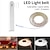 billiga LED-ljusslingor-4st 2st 1st LED Strip Light 1m Inomhus Pir Motion Sensor Detector DC5V Flexibel Tejp IP65 4AAA Batteri Powe