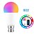 levne LED žárovky kulaté-chytrý život aplikace 9w 850lm inteligentní wifi žárovka vedla rgbcw barva měnící se práce s alexa a google home assistant žádný náboj nevyžaduje a19 vícebarevná světla
