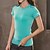 cheap Running Tops-Women&#039;s Running Shirt Tee Tshirt Top Summer Spandex Quick Dry Moisture Wicking Breathable Fitness Running Jogging Sportswear Solid Colored Purple Red Pink Fuchsia Green White Activewear Stretchy