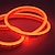 baratos Faixas de Luzes LED-5m 16.4ft neon flexível tira luz fita à prova d&#039;água ip67 branco quente vermelho azul 2835 600leds para festa de natal 12v