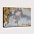 billiga Abstrakta målningar-Hang målad oljemålning HANDMÅLAD Horisontell Abstrakt Abstrakta landskap Moderna Utan innerram (utan ram)