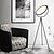 cheap Lights &amp; Lighting-Floor Lamp Adjustable / LED / Decorative Simple / Nordic Style DC Powered For Living Room / Bedroom Metal 110-120V / 220-240V White / Black