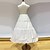 cheap Movie &amp; TV Theme Costumes-Princess Petticoat Hoop Skirt Girls&#039; Movie Cosplay White Petticoat Polyester