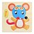 cheap Math Toys-Educational Flash Card Fidget Desk Toy Building Blocks Jigsaw Puzzle Math Toy 9 pcs Fruit compatible Wooden Legoing Animals Cartoon Girls&#039; Toy Gift