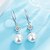 cheap Earrings-Women&#039;s Cubic Zirconia Earrings Retro Precious Imitation Pearl Earrings Jewelry Silver For Party Wedding Bar Festival 1 Pair