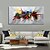 cheap Abstract Paintings-Oil Painting Hand Painted Horizontal Abstract Pop Art Modern Stretched Canvas