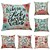 cheap Throw Pillows &amp; Covers-6 pcs Linen Pillow Cover, Flower Letter Casual Modern Square Traditional Classic