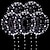 abordables Guirlandes Lumineuses LED-ballons led allument des ballons bobo blanc chaud coloré bulle transparente lumineuse 20/10 / 4pcs led allume des ballons décoration extérieure intérieure fête d&#039;anniversaire décoration de mariage
