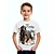 cheap Tees &amp; Shirts-Kids Boys&#039; T shirt Tee Short Sleeve Dinosaur Animal Print White Children Tops Summer Basic Cool