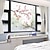 olcso Dekoratív falmatricák-matt adatvédelmi virágok mintás ablak fólia otthoni hálószoba fürdőszoba üveg ablak fóliák öntapadós matrica 58 x 60cm