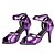 cheap Latin Shoes-Women&#039;s Latin Shoes Heel Cuban Heel Purple Blue Orange