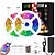 cheap LED Strip Lights-2x10M 24V Intelligent Dimming App Control Flexible Led Strip Lights 5050 Waterproof RGB SMD 600 LEDs IR 24 Key Controller with Installation Package  Kit DC24V