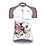Χαμηλού Κόστους Γυναικεία σετ ρούχων-21Grams Γυναικεία Φανέλα και σορτς ποδηλασίας Κοντομάνικο Ποδηλασία Βουνού Ποδηλασία Δρόμου Πράσινο του τριφυλλιού Θαλασσί Ανθισμένο Ροζ Πεταλούδα Άνθινο / Βοτανικό Ποδήλατο Ρούχα σύνολα 3D Pad