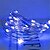 olcso LED szalagfények-10db ip67 vízálló led zsinór könnyű ezüst huzal tündér húr lámpa 2m 20leds búvár akkumulátor dobozba beépített elem az ünnepi világításhoz